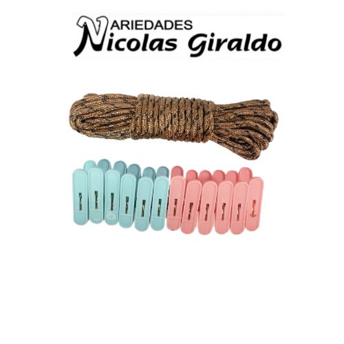 [YNC125-024] Lazo y pinza de colgar ropa