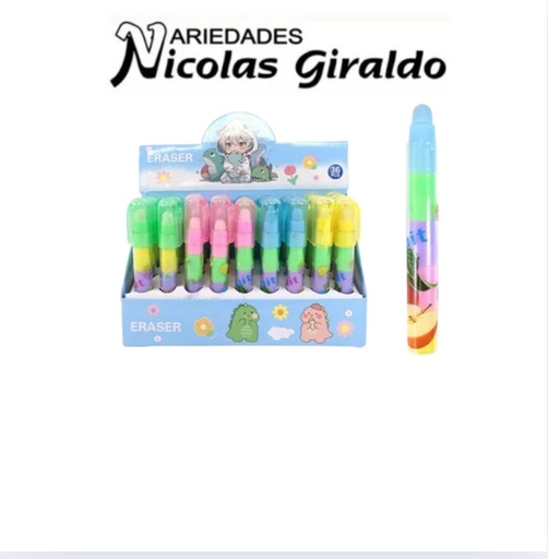 [SE2036] Borrador en barra 5 puntas caja x36 