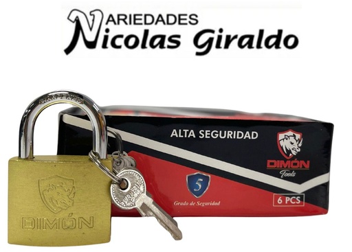 [DM145] Candado dimon #50 CJ X6