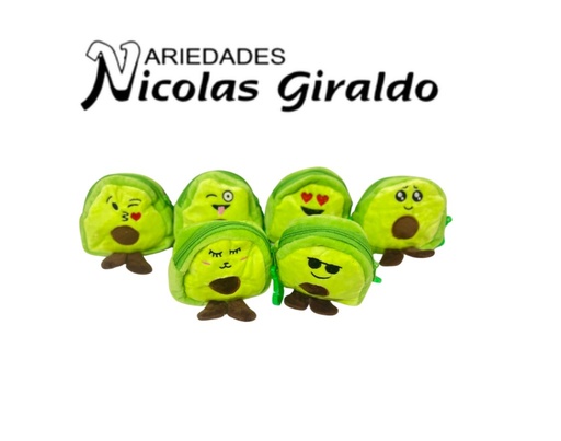 [AP3-6870] Monedero aguacate 10cm 