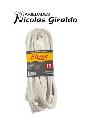 [ET1324] Extension blanca eterna fina 15FT  