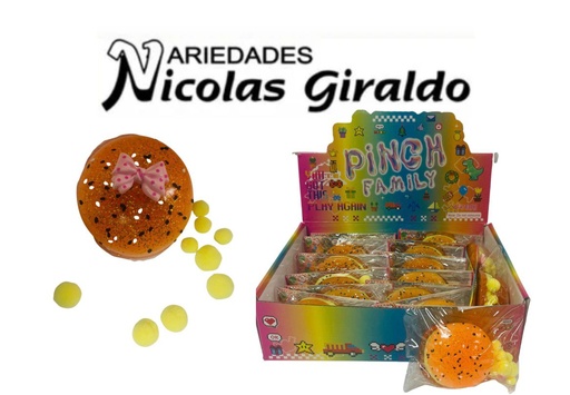 [PTF1414] Squizzy hamburguesa  fino en bolsa CJ X16 