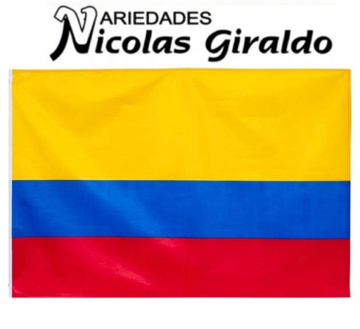 [PTQ1812] Bandera colombia sencilla grande 90x140 PQT X12