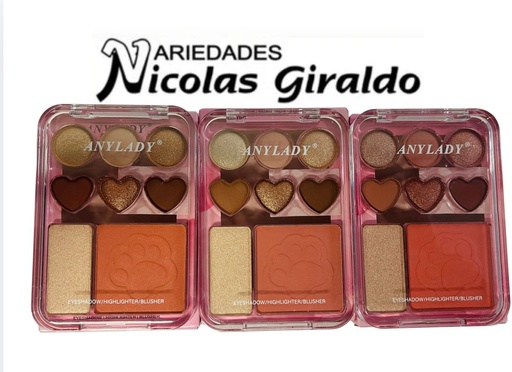 [8384] Sombra dama palette 8 tonos (AN1452)    