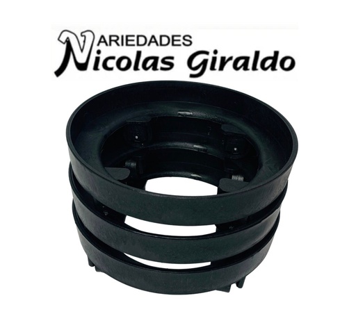 [FRPM-001] Base matera grande redonda con ruedas paquete x3 