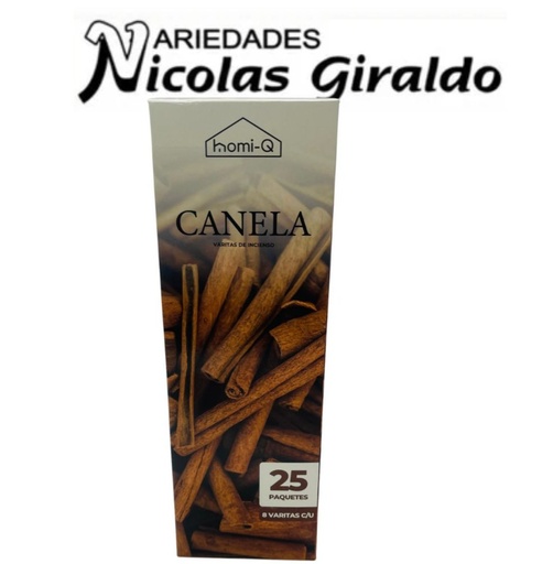 [HQHOMI-Q] Incienso homi-q x25 cajas canela HQ308