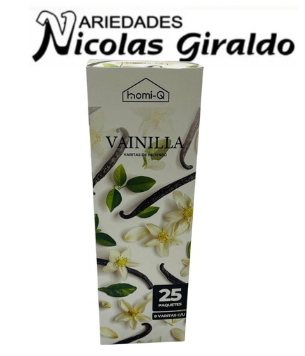 [HQHOMI-Q] Incienso homi-q x25 cajas vainilla HQ309