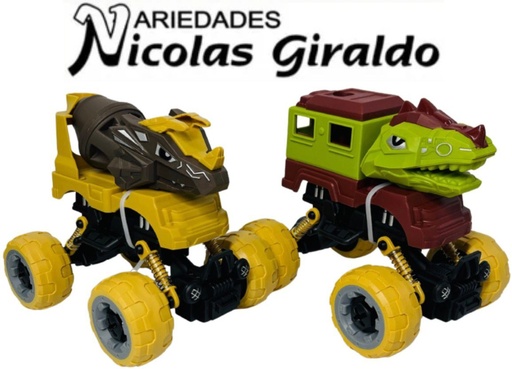 [CA10761] Carro llanton con amortiguacion dinosaurio  