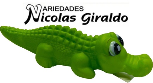 [SE7968] Juguete chillon mascota cocodrilo