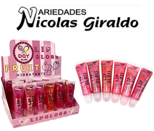 [DC-0489] @Brillo cojin lip gloss cj x24