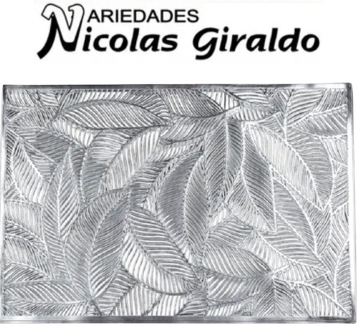 [SLT3841] Individual mesa fino rectangular x6 plata