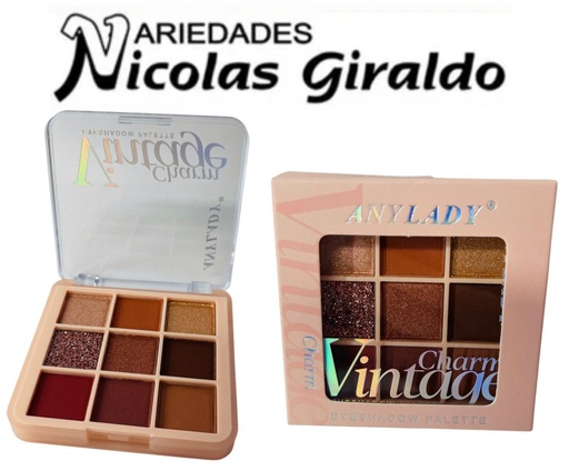 [AN1354] Sombra dama palette 9 tonos (8466) 