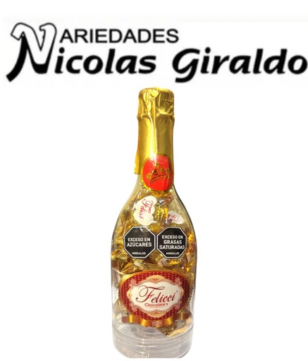 [BT05-BK4] Chocolate feliccie botella X5