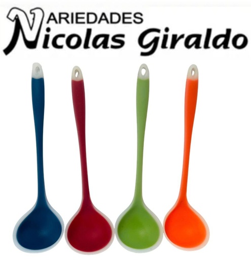 [PT25187] Cucharon hondo fino silicona 