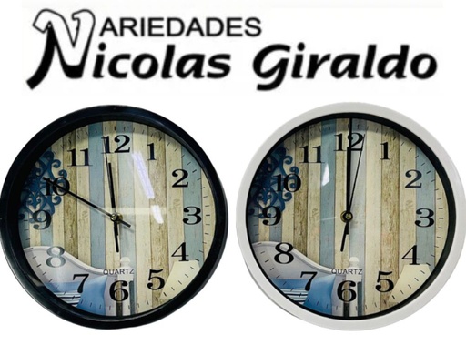 [5621] Reloj pared redondo pequeño