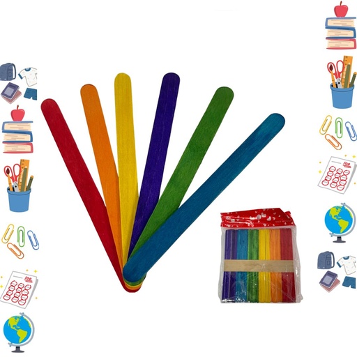 [SE9005] @Palos paleta delgado x50 color pequeño(DK-2603)