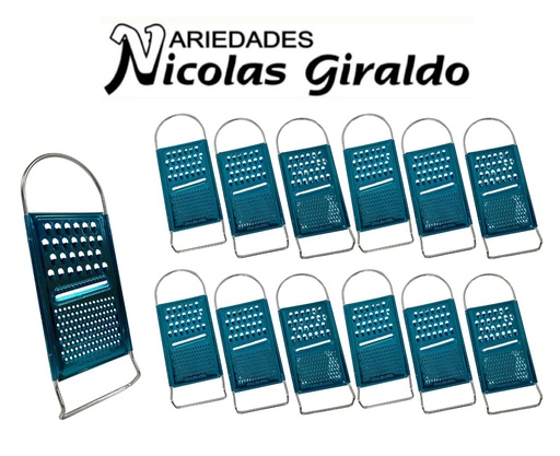 [ZM0112] Rallador plano metal grande 11cmx30cm pqt x12