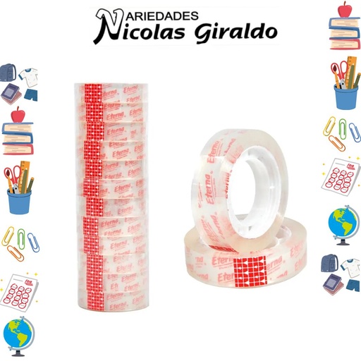 [ET525] Cinta escolar tubo mediana x12