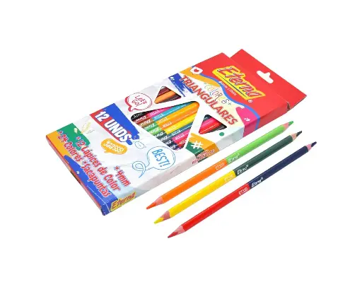 [ET339] Color eterna triangular doble punta x12
