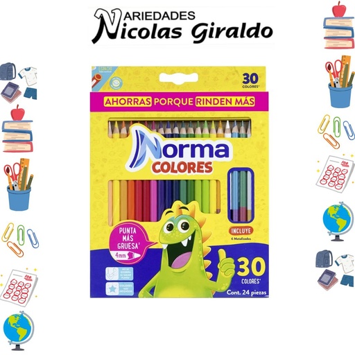 [555800] Color norma unipunta x30