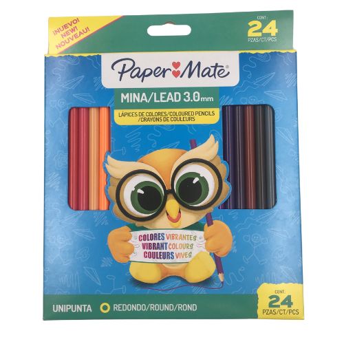 [2209345] Color paper mate largo mina delgada unipunta x24 piezas