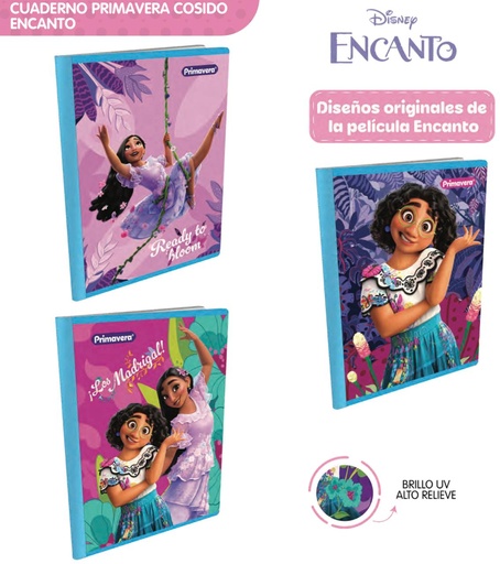 [P3073] Cuaderno cosido primavera 100H cuadro encanto