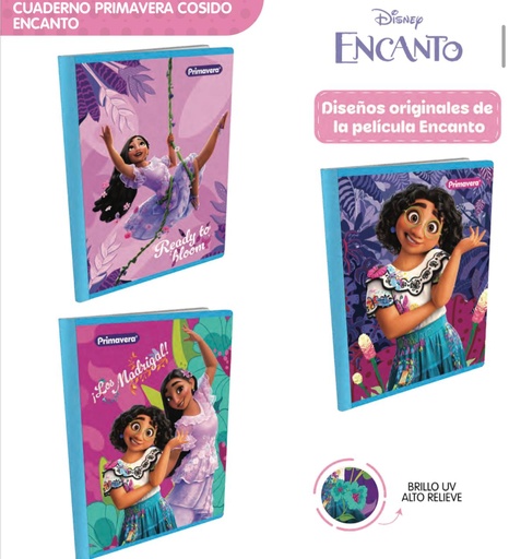 [P3074] Cuaderno cosido primavera 100H raya encanto