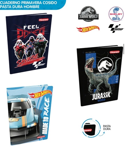 [P1490] Cuaderno cosido primavera pasta dura 100H cuadro machine