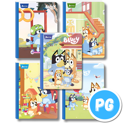[563857] Cuad norma gama media bluey 100H raya