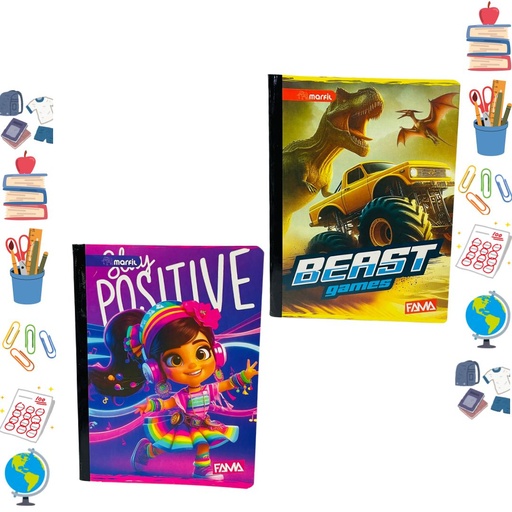 [139030] Cuaderno fama cosido economico 100H raya