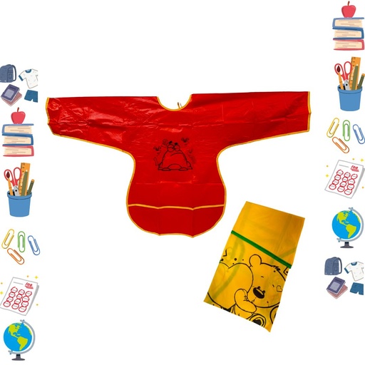 [ME59E] Delantal escolar plastico con manga(1DPEM)