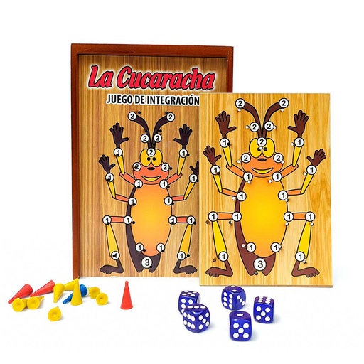 [DM002] Didactico madera madera la cucaracha