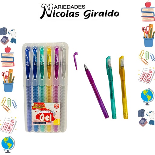 [ET110] Lapicero eterna mirellado x6