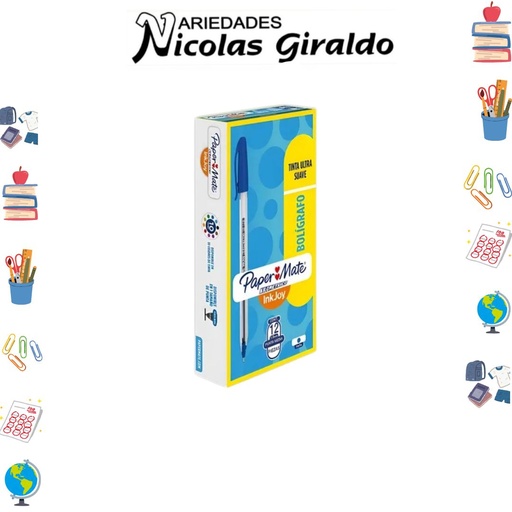 [LA3531] Lapicero kilometrico 100 azul 1.0 tapa x12 