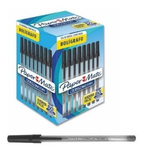 [2077843] Lapicero kilometrico negro caja x60
