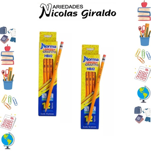 [528915] Lapiz norma caja azul x12