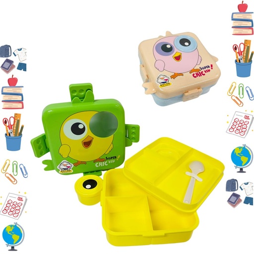 [PT27055] Lonchera plastica pollos