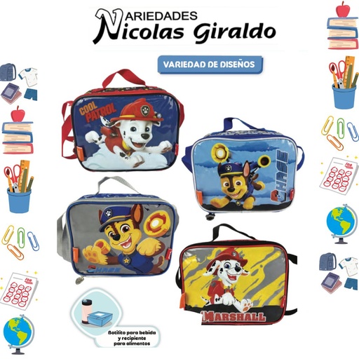 [623-029-1514] Lonchera primavera paw patrol orizontal