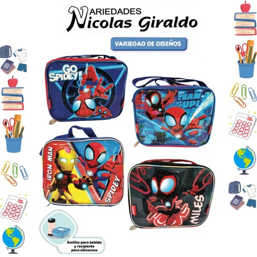 [623-003-1986] Lonchera primavera spidey orizontal