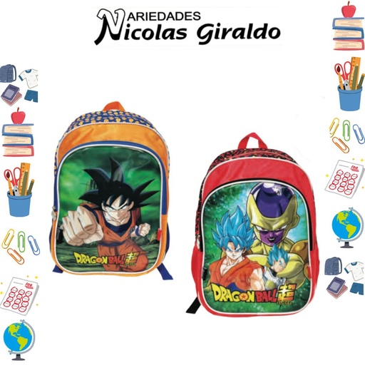 [620-106-2105] Morral primavera personajes grande dragon ball