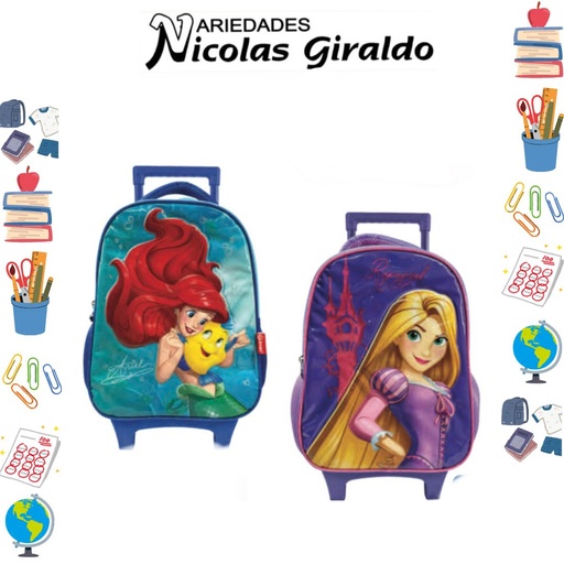 [618-018-1581] Morral prim. rueda pequeño princesa