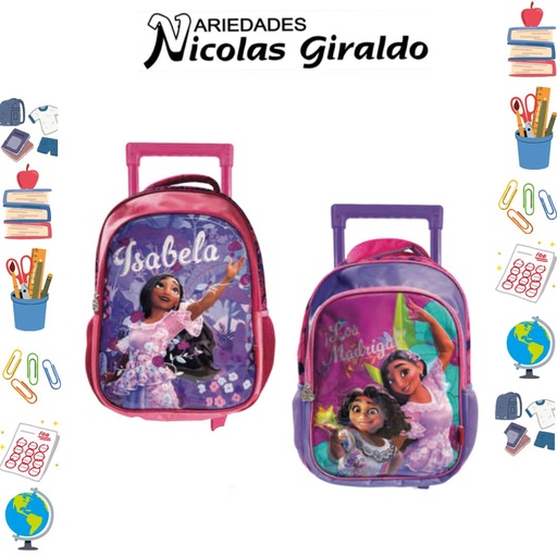 [624-018-1985] Morral prim. ruedas grande encanto