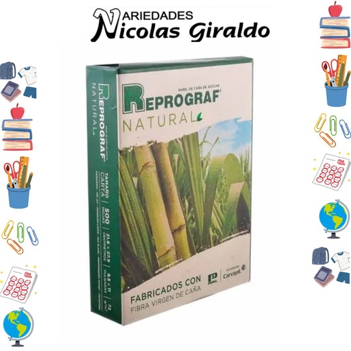 [3003477] Resma carta natural reprograf