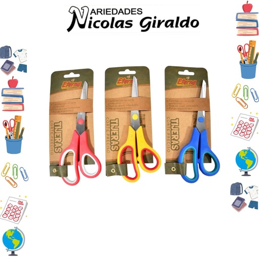 [ETN137] Tijera eterna #7.5 dos colores x1 