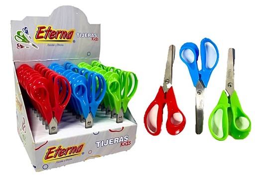 [ET475] Tijera punta Roma eterna fina caja x24