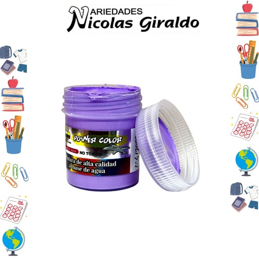 [1000335] Vinilo power color x33 cc lila