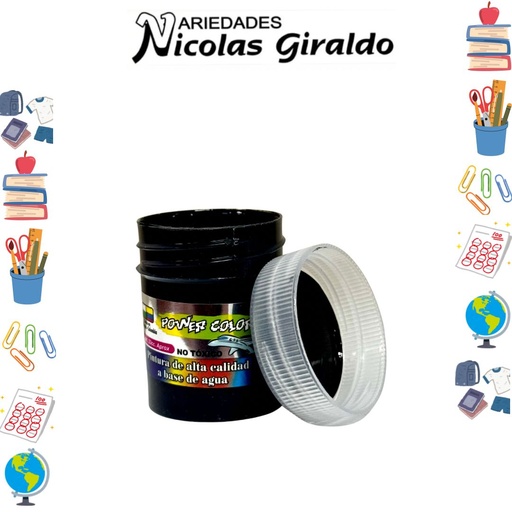 [1000335] Vinilo power color x33 cc negro