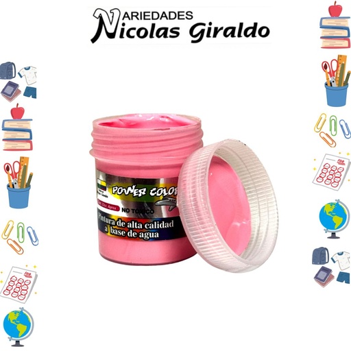 [1000335] Vinilo power color x33 cc rosado