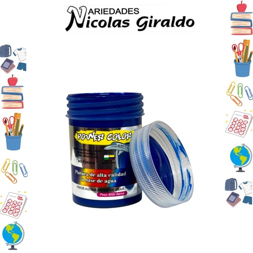 [1000809] Vinilo power color x80 cc azul oscuro