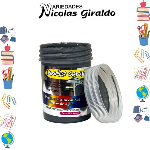 [1000809] Vinilo power color x80 cc gris